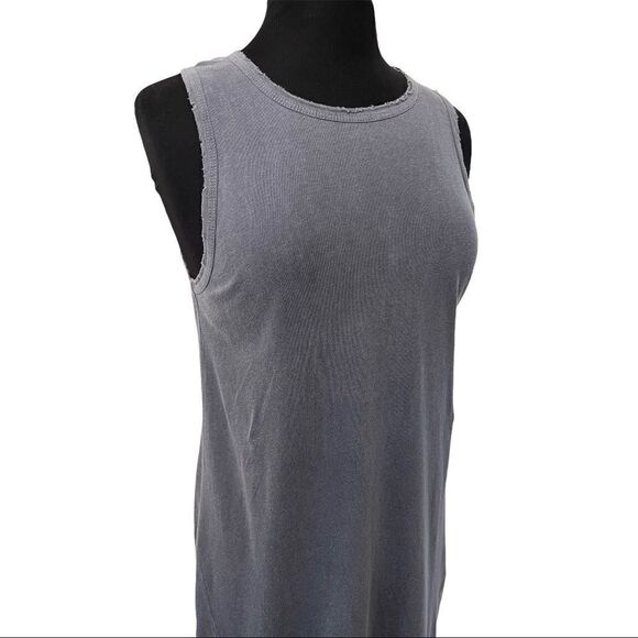 N: Philanthrophy Gray Lori Twist Hem Tank Dress S - Picture 3 of 14